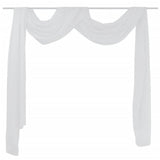 Vidaxl overgijn durchscheinend voile 140 x 600 cm weiß