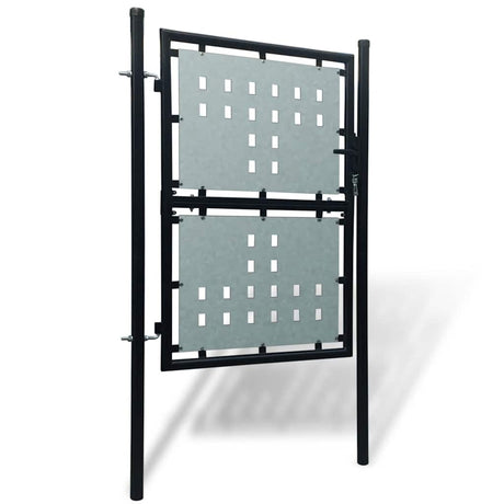Vidaxx schwarze Einzeltür 100x175 cm