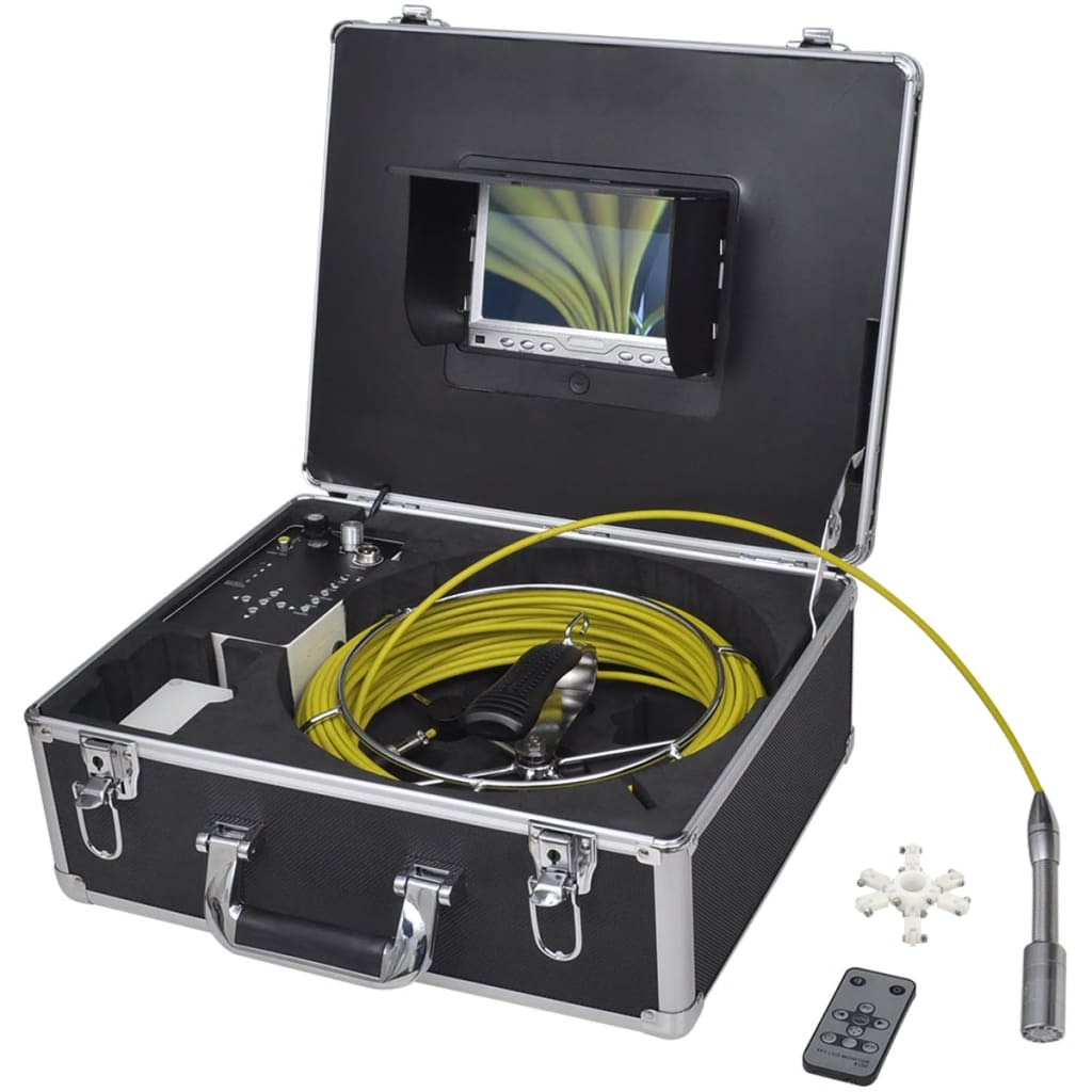 Vidaxl Tapin Inspection Camera 30 m med DVR Switch Cabinet