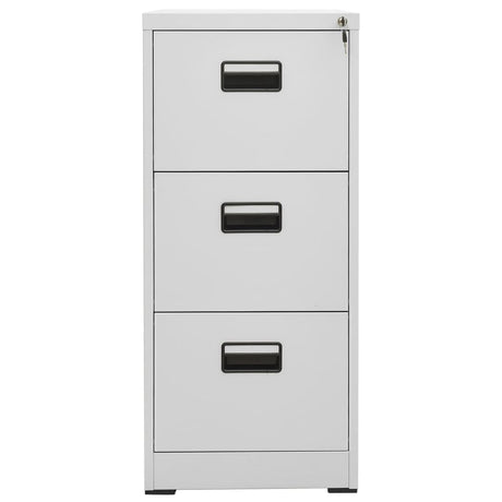Vidaxl archiefkast 46x62x102,5 cm staal lichtgrijs