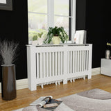 Vidaxl Radiatorom Construction 152 cm MDF White