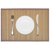 Vidaxl 6 St Placemats 30x45 cm bambus brun