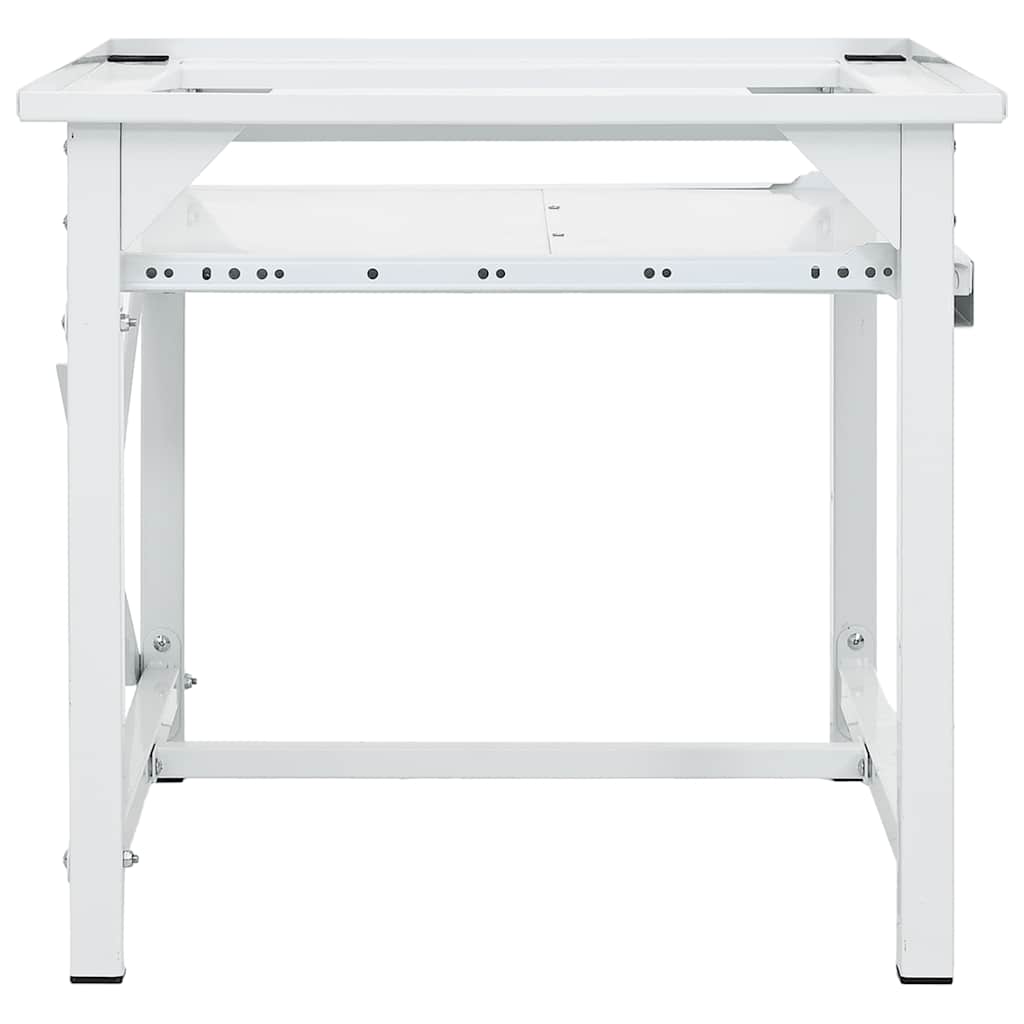 VIDAXL WASCH MECHANLICHERVERHOGER mit ausziehbarem Regal weiß