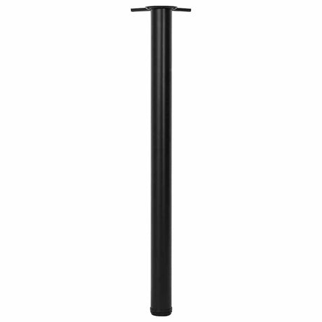 Vidaxl tafelpoten in hoogte verstelbaar zwart 870 mm 4 st