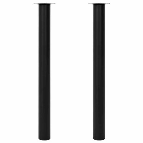 Vidaxl tafelpoten telescopisch 710-1100 mm zwart 2 st
