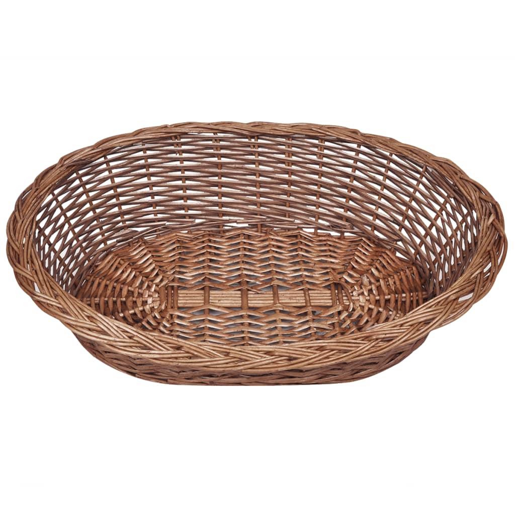 Vidaxl dog basket Pet bed 69 cm Natural willow