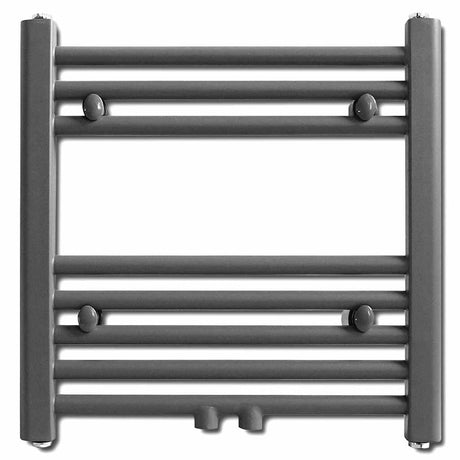 Vidaxl Kühlerhandtuchregal gerade 480 x 480 mm grau