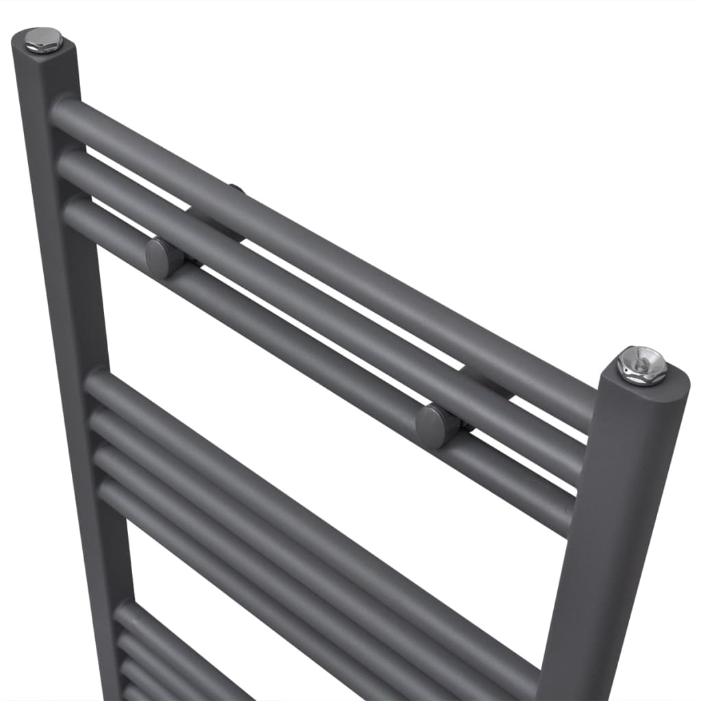 Vidaxl Kühlerhandtuchregal gerade 480 x 480 mm grau