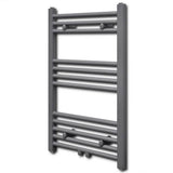 Vidaxl Kühlerhandtuchregal gerade 500x764 mm grau