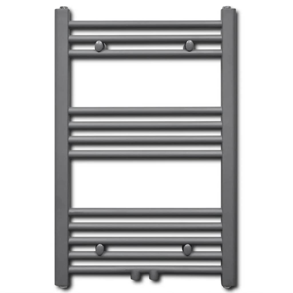 Vidaxl Radiator handdukstativ rak 500x764 mm grå