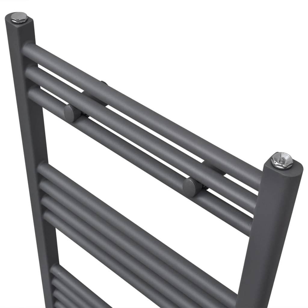 Vidaxl Radiator handdukstativ rak 500x764 mm grå