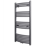 Vidaxl Kühlerhandtuchregal 500x1160 mm grau