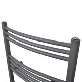 Vidaxl Kühlerhandtuchregal 500x1160 mm grau