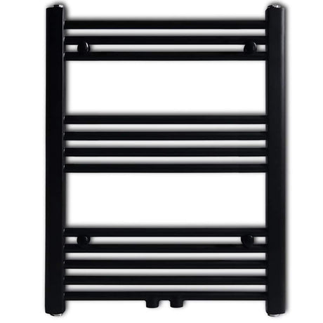 Vidaxl Kühlerhandtuchregal gerade 600x764 mm schwarz