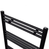 Vidaxl Kühlerhandtuchregal gerade 500x1160 mm schwarz