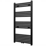 Vidaxl Kühlerhandtuchregal gerade 600x1160 mm schwarz