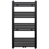 Vidaxl Kühlerhandtuchregal gerade 600x1160 mm schwarz