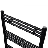 Vidaxl Kühlerhandtuchregal gerade 600x1160 mm schwarz
