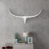 Vidaxl Bull's Head for the Wall Aluminium 96 cm Couleurs en argent