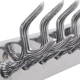 VIDAXL Aluminiumbeschattierungsregal Silber gefärbt