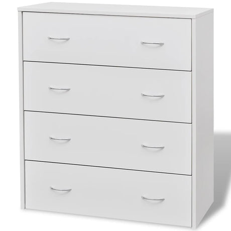 Vidaxl dressoir met 4 lades 60x30,5x71 cm wit
