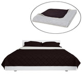 VIDAXL BEDSPREAD DOPF -SANDEL 170X210 CM BEGE BROWN