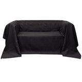 VIDAXL -Bankabdeckung 140x210 cm Microsuède Anthrazit