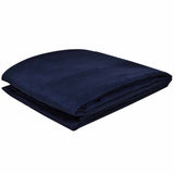VIDAXL Bank Cover Microsuede Navy Blue 210 x 280 cm