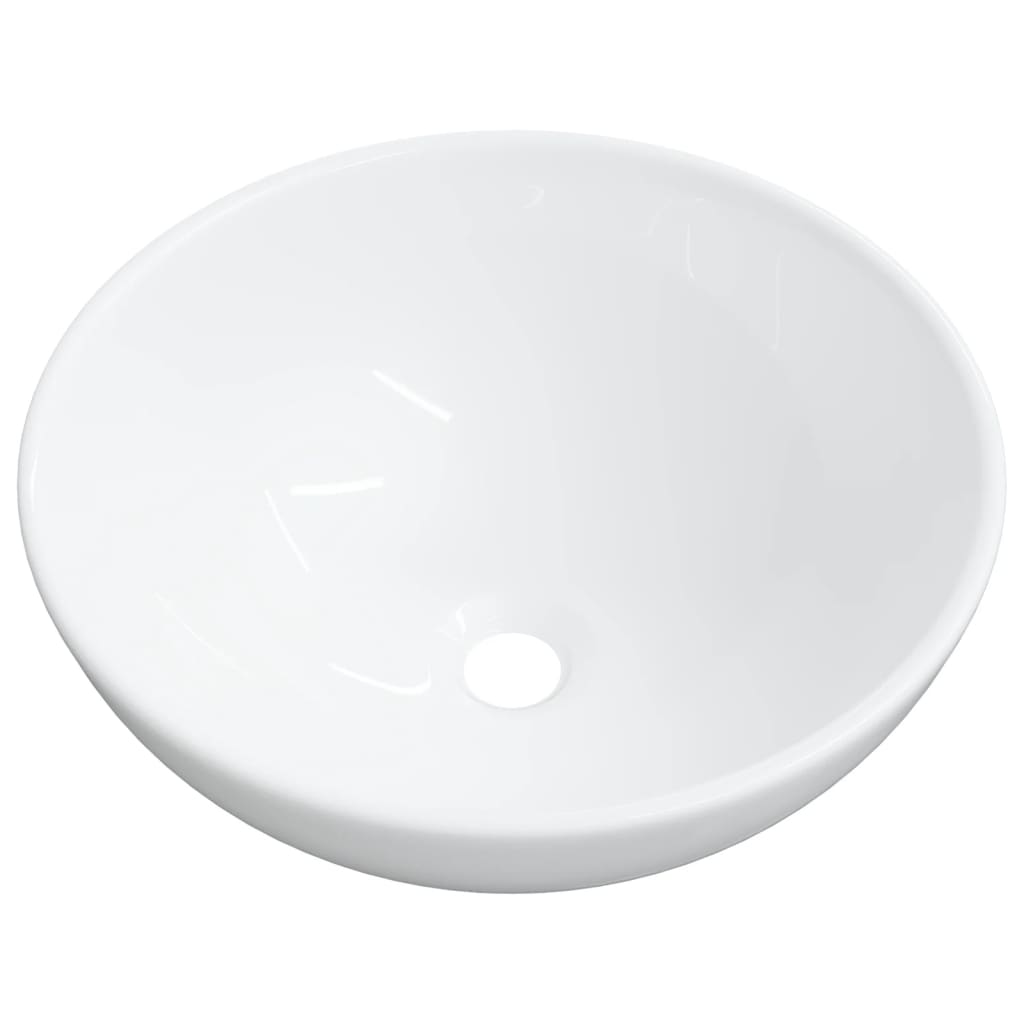 Vidaxl Washbasin 28x28x10 cm de cerámica blanca