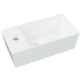 VIDAXL WASHBAIN 48X25X15 CM Keramik Weiß
