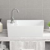 VIDAXL WASHBAIN 48X25X15 CM Keramik Weiß