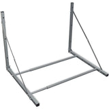 Vidaxl Reifenregal Stahl Silberfarbe