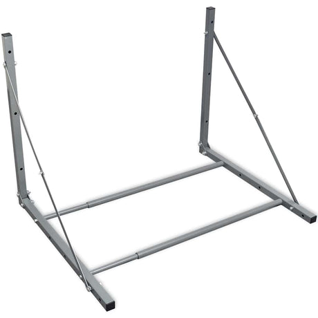 Vidaxl Reifenregal Stahl Silberfarbe