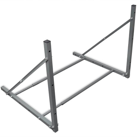 Vidaxl Reifenregal Stahl Silberfarbe