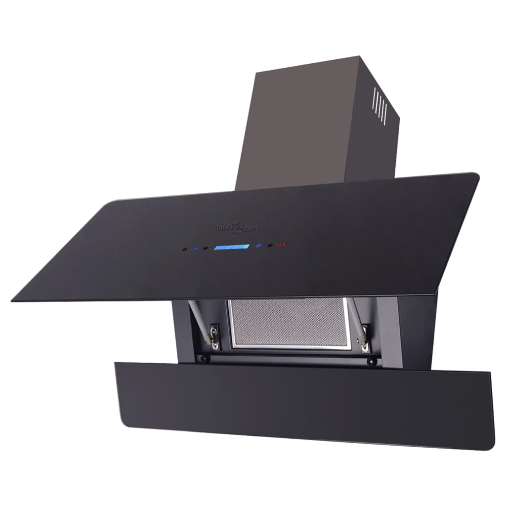 VIDAXL -Extraktorhaube mit Touchscreen 900 mm schwarz