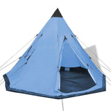 Tenda Vidaxl Blu di 4 persone