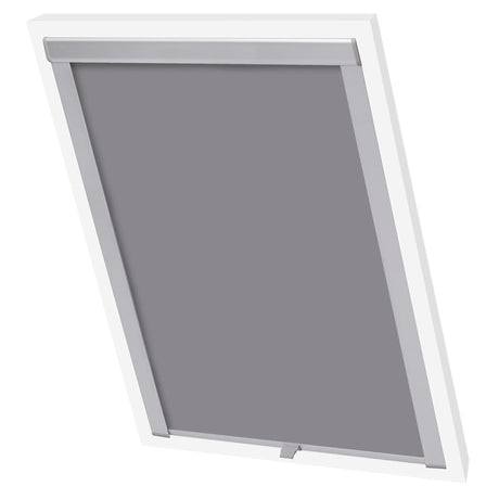 Vidaxl Verdunkelungsrollo grau S08 608
