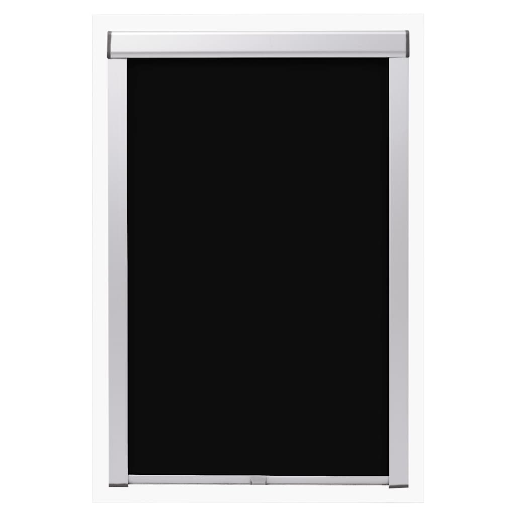 Vidaxl Roller Blind Damming Black C02