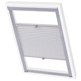 Vidaxl Roller Blind Falten weiß 104