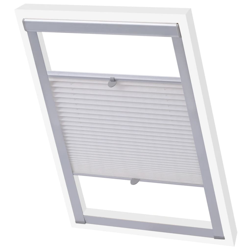 Vidaxl Roller Blind White Bianco 206