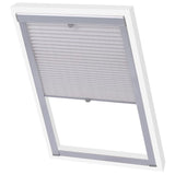 Vidaxl Roller Blind Falten weiß C02