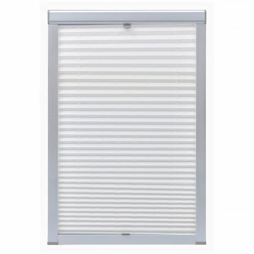 Vidaxl Roller Blind Falten weiße P06 406