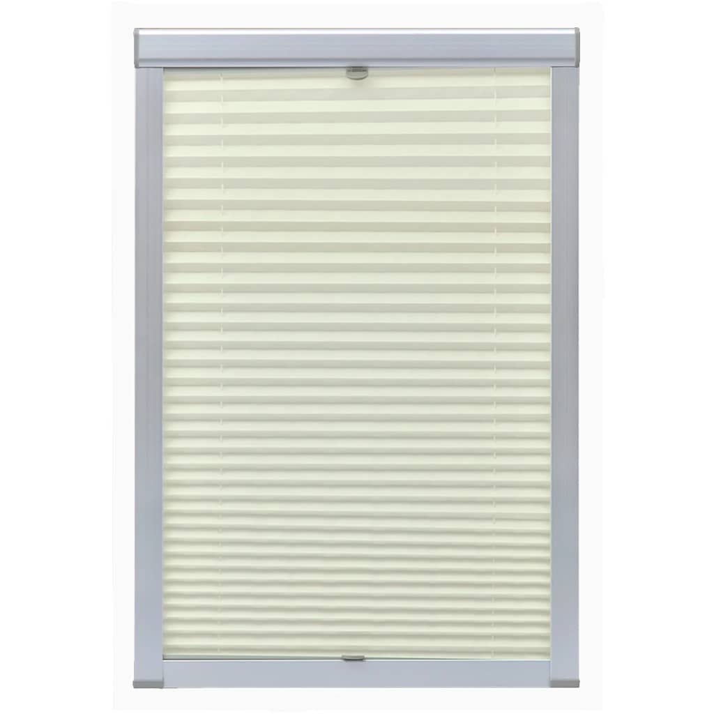 Vidaxl Roller Blind Pliseat Cream F06