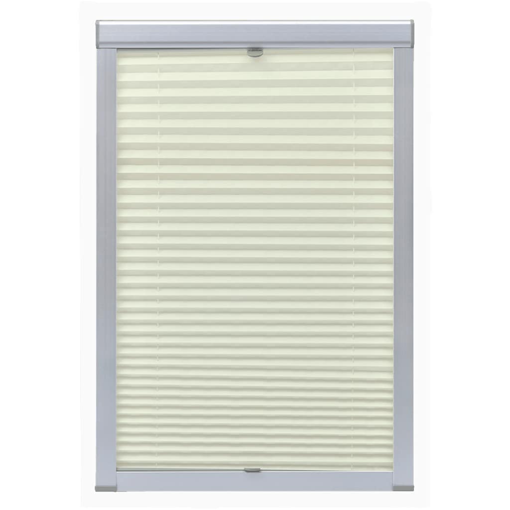 Vidaxl Roller Blind Pliseat Cream S08 608