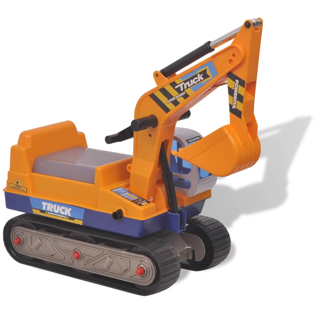 Vidaxl Meerij Excavator Plastic Yellow