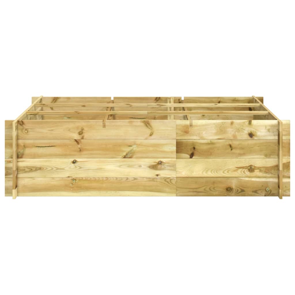 Vidaxl fioriera raccolta da 150x100x40 cm in legno impregnato