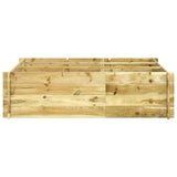 Vidaxl fioriera raccolta da 150x100x40 cm in legno impregnato