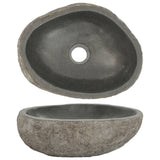 Vidaxl Washbasin Oval (29-38) X (24-31) CM Kamień