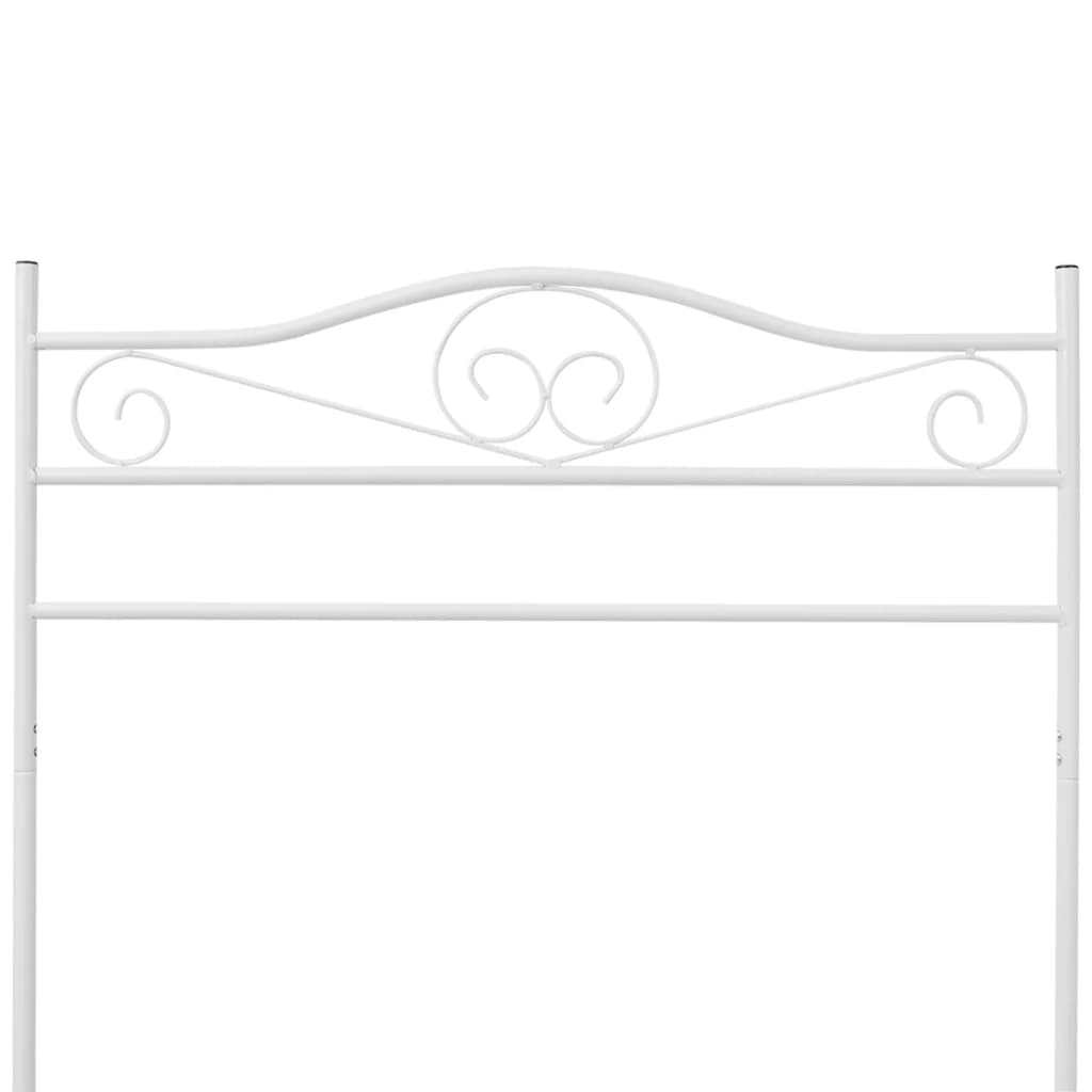 Vidaxl Clothing Rack en acier blanc