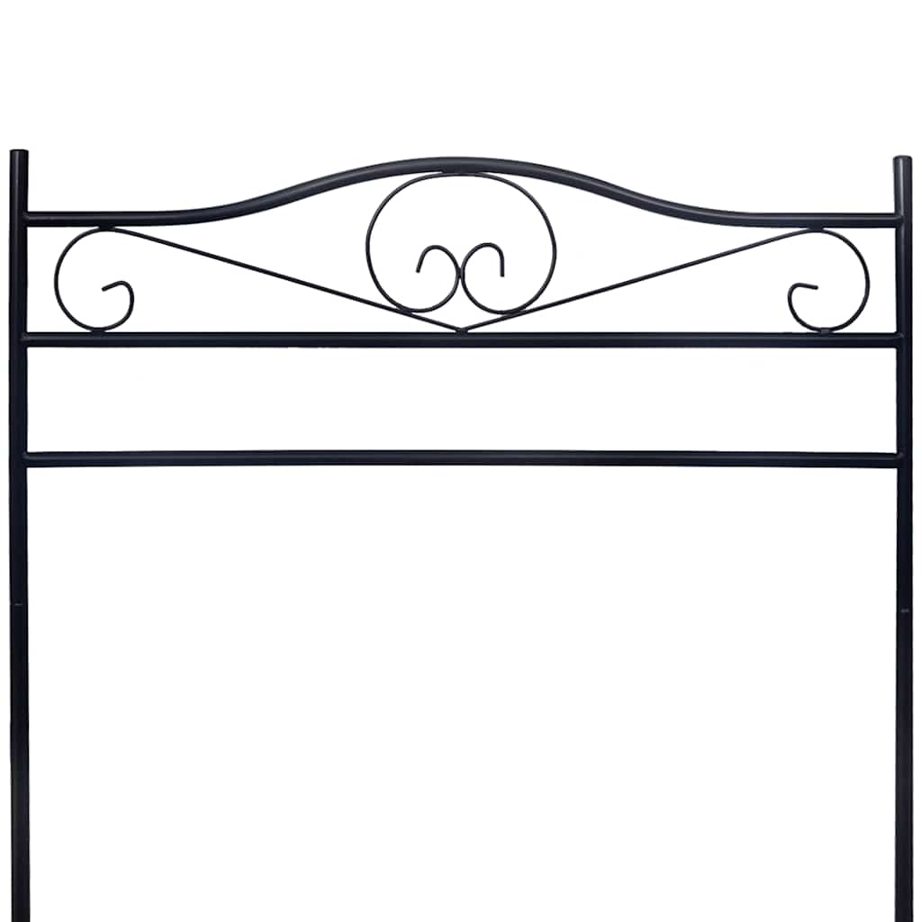 Vidaxl Kleidung Rack Stahl schwarz
